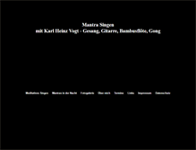 Tablet Screenshot of mantra-gesang.de